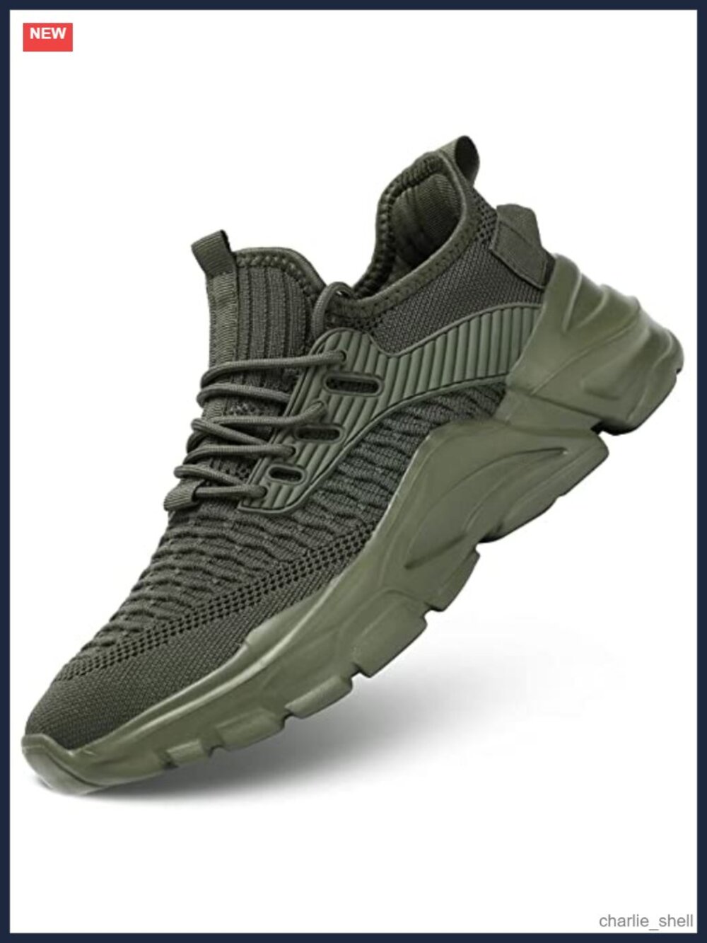 Men's Athletic Running Shoes Non Slip Breathable Lightweight Sneakers